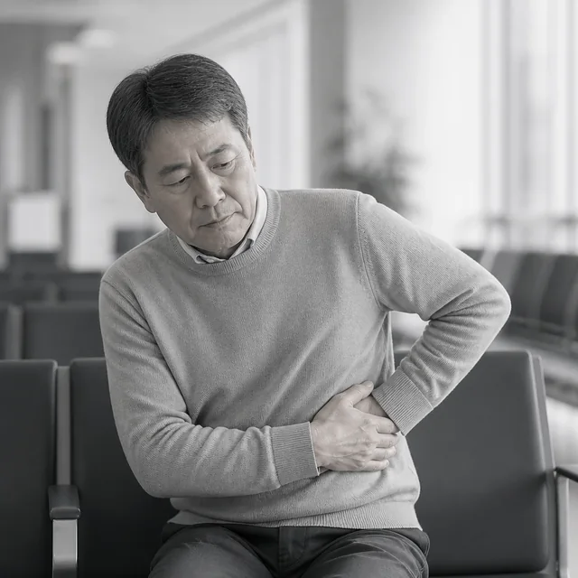 간CT 를 고려하게 되는 증상